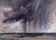 John Constable Rainstorm over the sea France oil painting artist